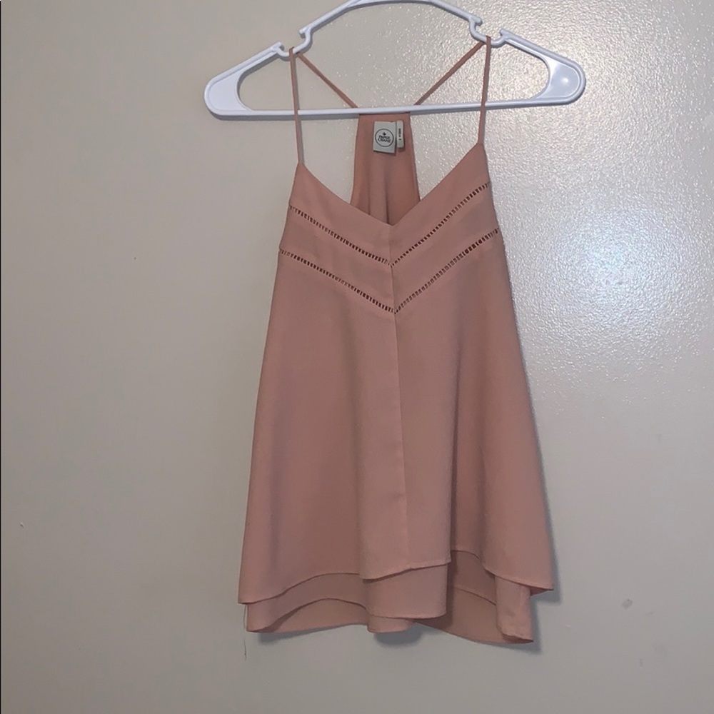 Flowy pink tank